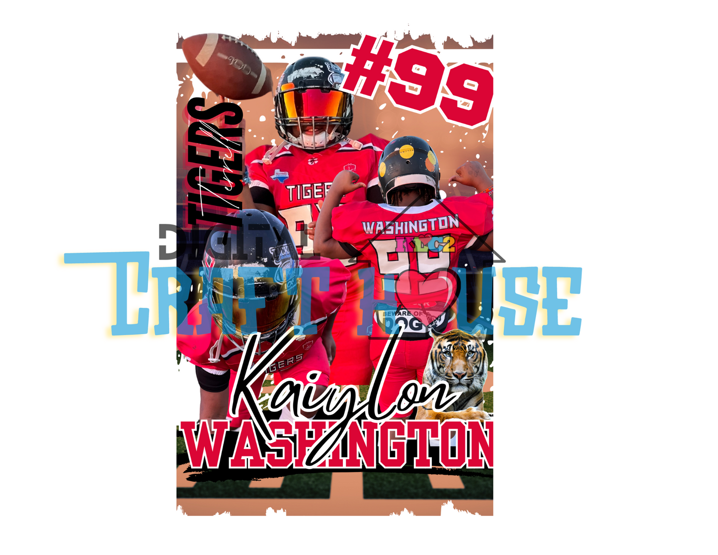 6 Editable Football Designs